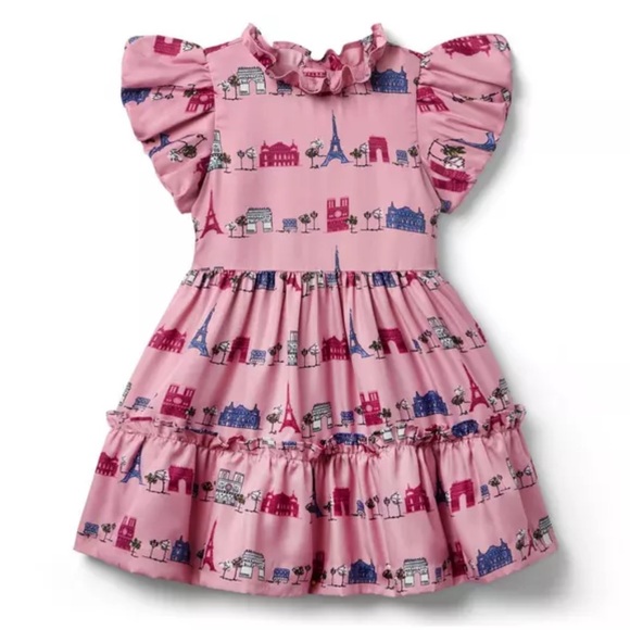 Janie and Jack Other - Janie and Jack Mauve Parisian Ruffle Dress